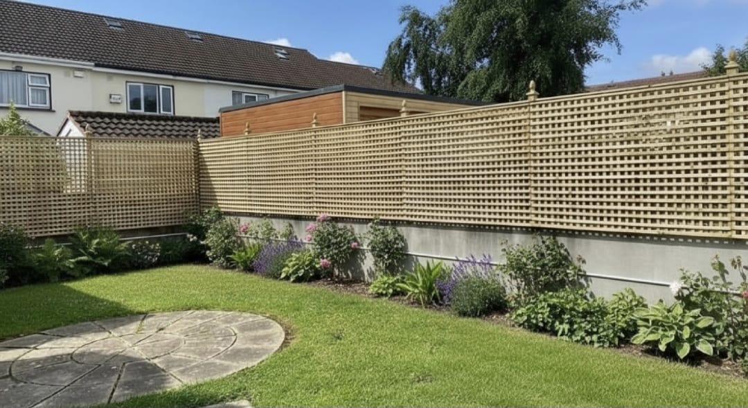 Full Trellis Garden Boundary