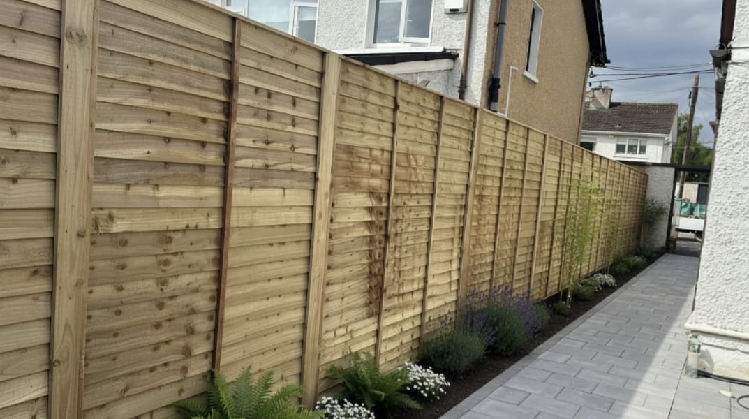 Private Side Garden Boundary