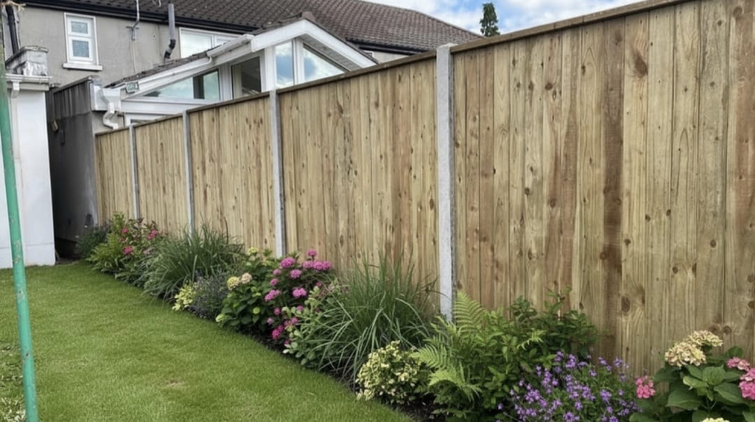 Timber Privacy Panel Installation