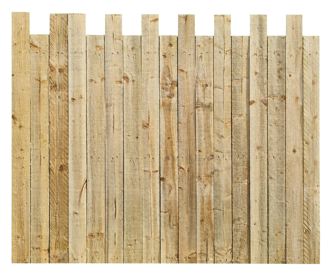 Castle Top Fence Panel